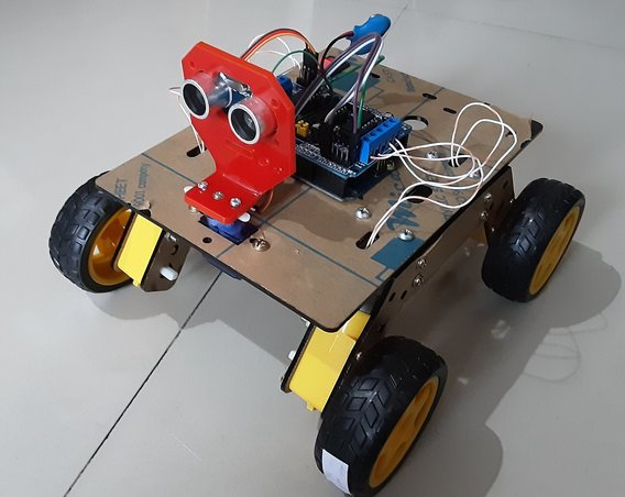Advanced autonomous obstacle avoidance vehicle project